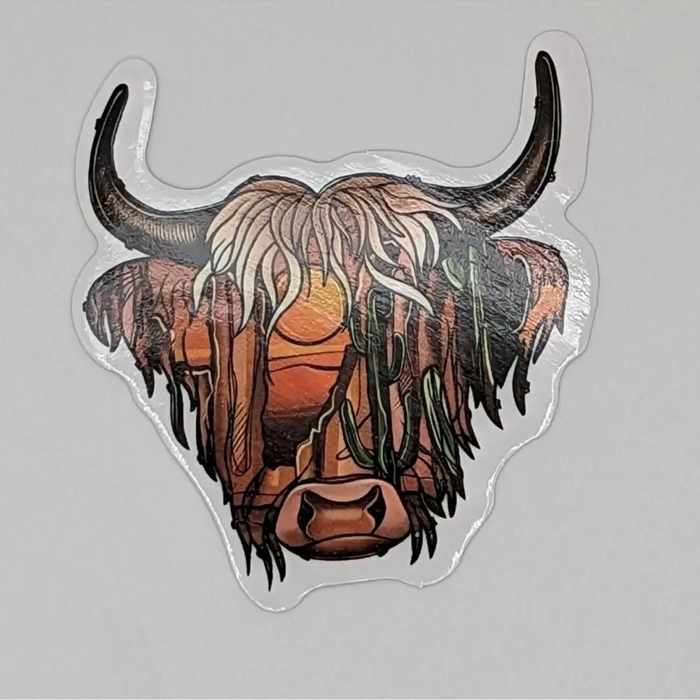 Highland Cow Sticker